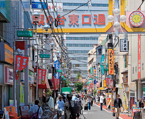 旗の台東口通り商店街の写真